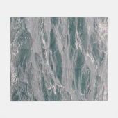 schöne Wasseroberfläche abstrakt, Luft, Wasser, ba Fleecedecke (Vorderseite (Horizontal))