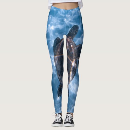 Schöne Wasserschildkröte | Bestes Geschenk für das Leggings (Vorderseite)