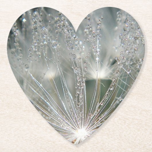 Schöne Wassertröpfchen Untersetzer (Vorderseite)