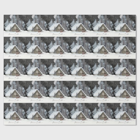 Schöne Watercolor German Shepherd Holiday Geschenkpapier (Flach)