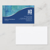 Schöne Watercolor Wash Architecture Visitenkarte (Vorne/Hinten)