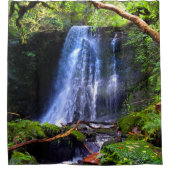 SCHÖNE Waterfall Natur Szene Duschvorhang (Vorderseite)