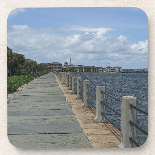 Schöne Waterfront Getränkeuntersetzer (Vorderseite)
