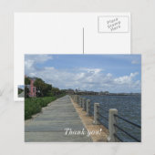 Schöne Waterfront Postkarte (Vorne/Hinten)