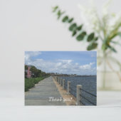 Schöne Waterfront Postkarte (Stehend Vorderseite)