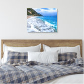 Schöne Waves Beach Szene Leinwanddruck (Insitu (Schlafzimmer))