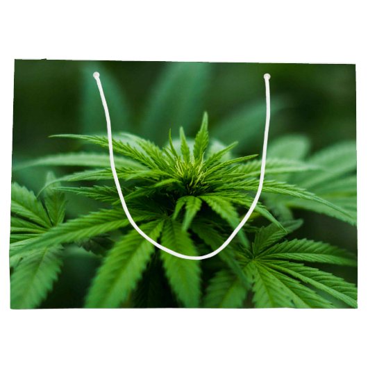 Schöne Weed Große Geschenktüte (Rückseite)