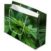 Schöne Weed Große Geschenktüte (Vorderseite Schrägansicht)