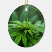 Schöne Weed Keramik Ornament (Links)