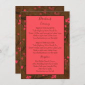 Schöne Wegbeschreibung Begleitkarte (Vorne/Hinten)