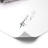 Schöne weibliche Augen, die Minimalistische Kunst  Poster (Ecke)