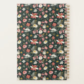 Schöne weibliche Wildblume Calender Planer (Rückseite)