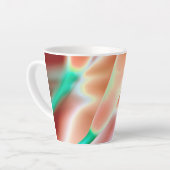 Schöne, weich rosa Latte-Tasse Milchtasse (Linke Ecke)