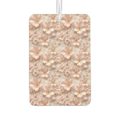 Schöne weich rosa Pastell floral Autolufterfrischer (Rückseite)