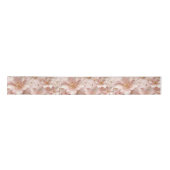 Schöne weich rosa Pastell floral Satinband (Vorderseite)