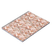 Schöne, weich rosa Pastellfarben Blüten Notizblock (Linke Seite)