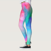 Schöne, weiche, farbenfrohe Regenbogen-Leggings Leggings (Links)