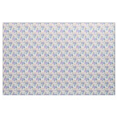 Schöne weiche Lavendel und blaue Blumenstoffe Stoff (Fat Quarter (45,7 x 55,9 cm))