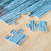 Schöne weiche Muschel Schildkröte am Strand Puzzle (Seite)