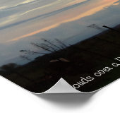 Schöne weiche Pastellwolken Poster (Ecke)