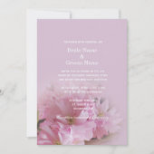 Schöne, weiche Rosa Kirschblüte Frühjahrshochzeit Einladung (Vorderseite)