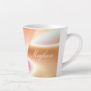 Schöne weiche rosa Latte-Tasse Milchtasse