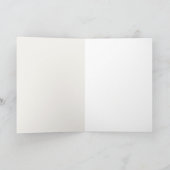 Schöne weiche Wildblumen Blume KUSTOM GEBURTSTAG Karte (Innenseite)