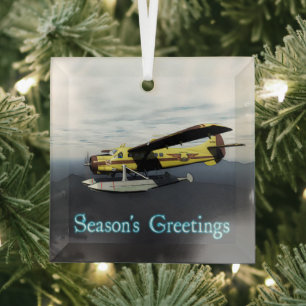 Schöne Weihnachten - de Havilland DH3-C Otter Ornament Aus Glas