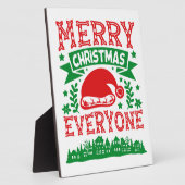 Schöne Weihnachten! Fotoplatte (Seite)