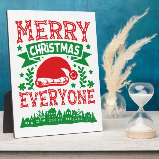 Schöne Weihnachten! Fotoplatte (Seite)