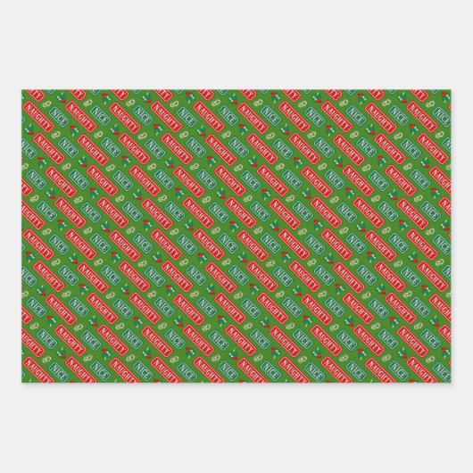 Schöne Weihnachten Geschenkpapier Set (Vorderseite)