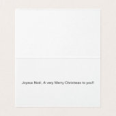 Schöne Weihnachten in Colmar (Innenseite Aufgefaltet)