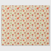 Schöne Weihnachten Inspiriert Geschenkpapier (Flach)