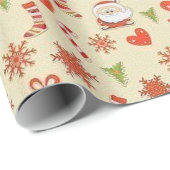Schöne Weihnachten Inspiriert Geschenkpapier (Rolleneckpunkt)