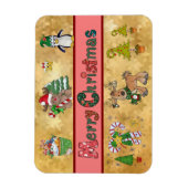 Schöne Weihnachten Magnet (Vertikal)