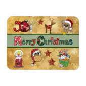 Schöne Weihnachten Magnet (Horizontal)