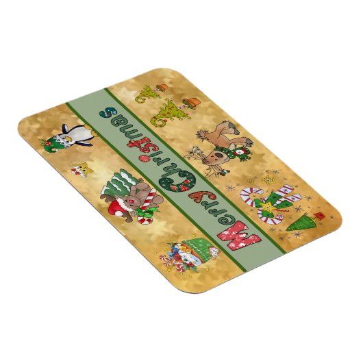 Schöne Weihnachten Magnet (Rechte Seite)