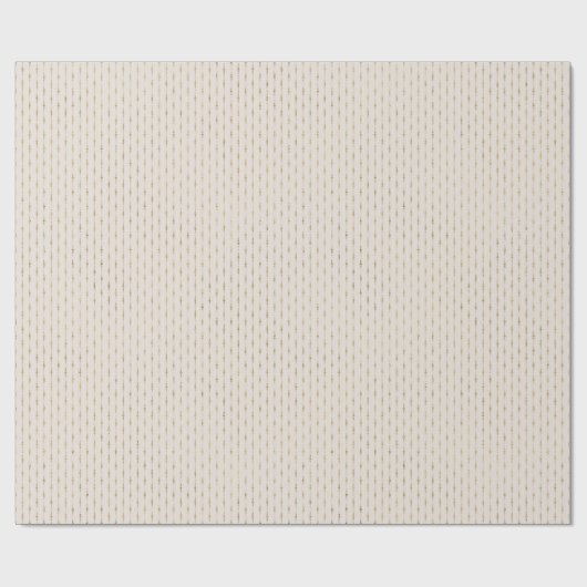 Schöne Weihnachten mit Gold und Creme Geschenkpapier (Flach)