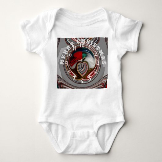 Schöne Weihnachten mit Liebe Baby Bodysuit Baby Strampler (Vorderseite)