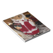 Schöne Weihnachten mit Liebe HABEN einen schönen T Notizblock (angewinkelt)