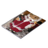 Schöne Weihnachten mit Liebe HABEN einen schönen T Notizblock (Linke Seite)