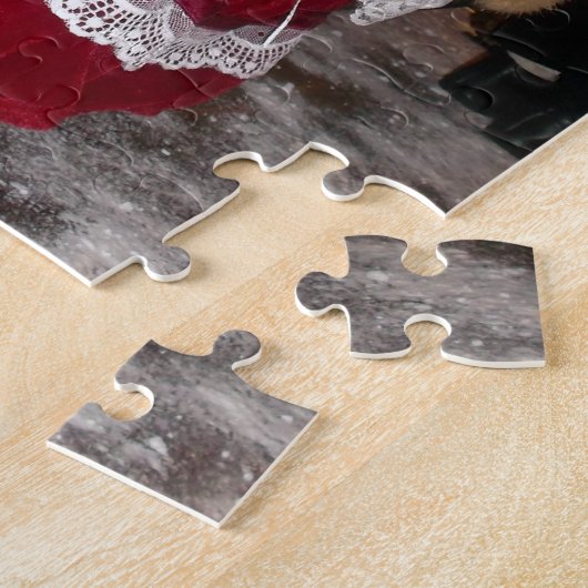 Schöne Weihnachten mit Liebe HABEN einen schönen T Puzzle (Seite)