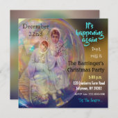 Schöne Weihnachten Phantastisch Elegant Einladung (Vorne/Hinten)