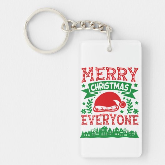 Schöne Weihnachten! Schlüsselanhänger (Vorderseite)
