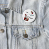 Schöne Weihnachten - schmutziger Weihnachtsmann Button (Beispiel)