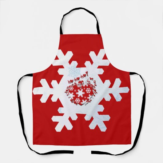 Schöne Weihnachts-Schürze! Schürze (Vorderseite)