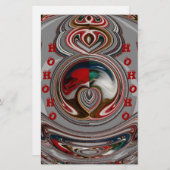 Schöne Weihnachts-Urlaub Saison Farben Briefpapier (Vorne/Hinten)