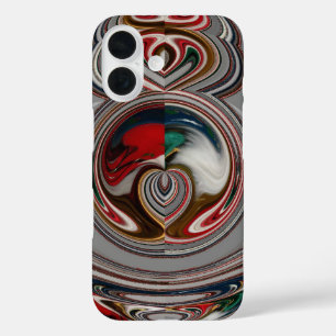 Schöne Weihnachts-Urlaub Saison Farben iPhone 16 Hülle