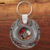 Schöne Weihnachts-Urlaub Saison Farben Schlüsselanhänger (Vorderseite)