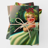 Schöne WeihnachtsAngeln Entdeckungsreise Geschenkpapier Set (Beispiel)